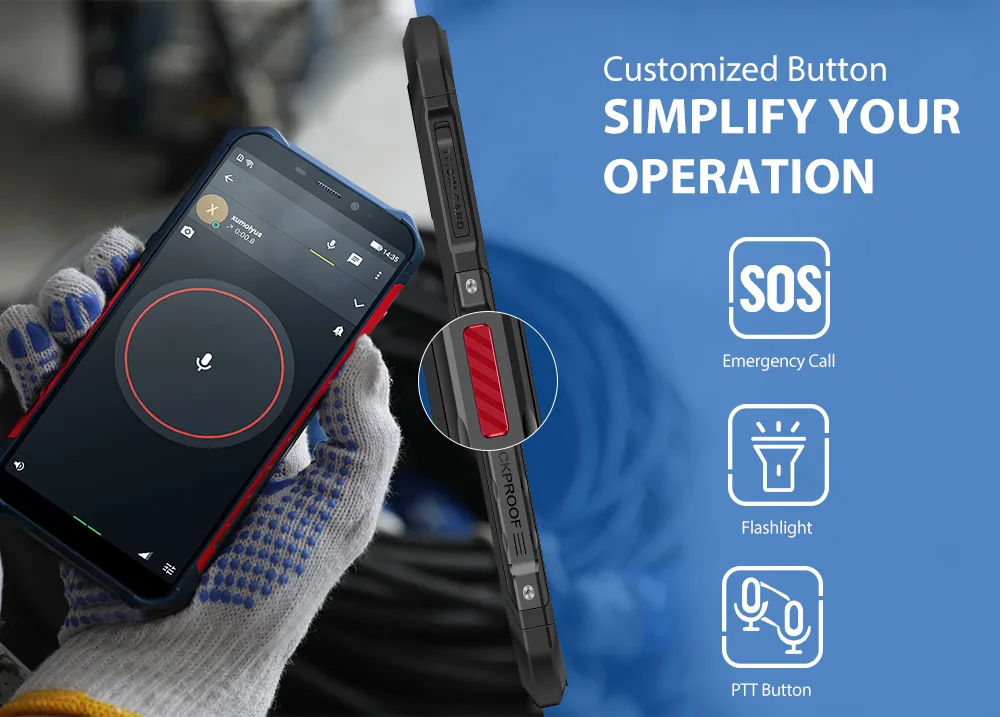 Ulefone Armor X3 прочный смартфон Android 9,0 IP68 Android 5," 2 ГБ 32 ГБ 5000 мАч 3g прочный мобильный телефон Android