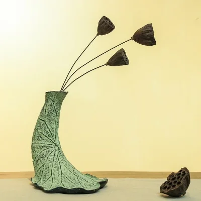 Ew в китайском стиле сушенный цветочный ваза для украшения интерьера аксессуары