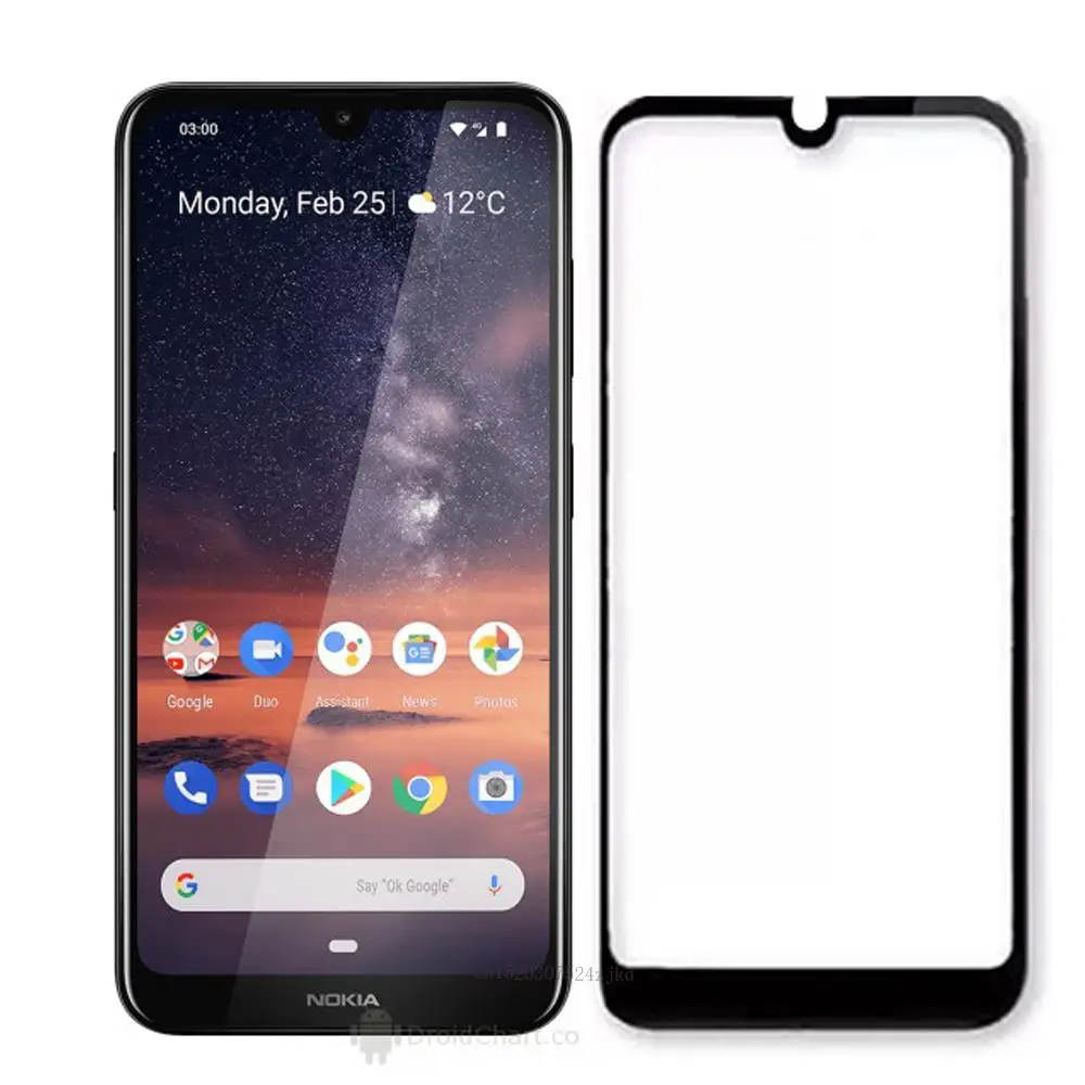 Для Nokia 4 2 Защитное стекло для экрана полное покрытие закаленное 3 защитная пленка