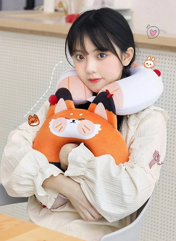 Аниме Tian Guan Ci Fu оригинальная Подушка Xie Lian Hua Cheng CP BL кролик Лев U-образная подушка