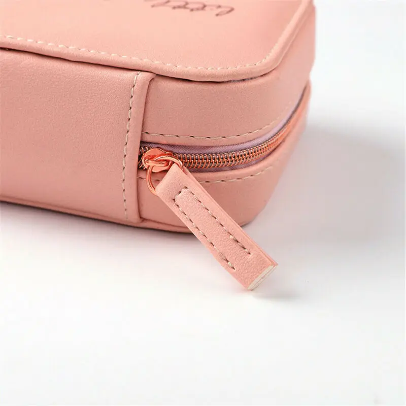 Женская портативная шкатулка для ювелирных изделий органайзер демонстрации