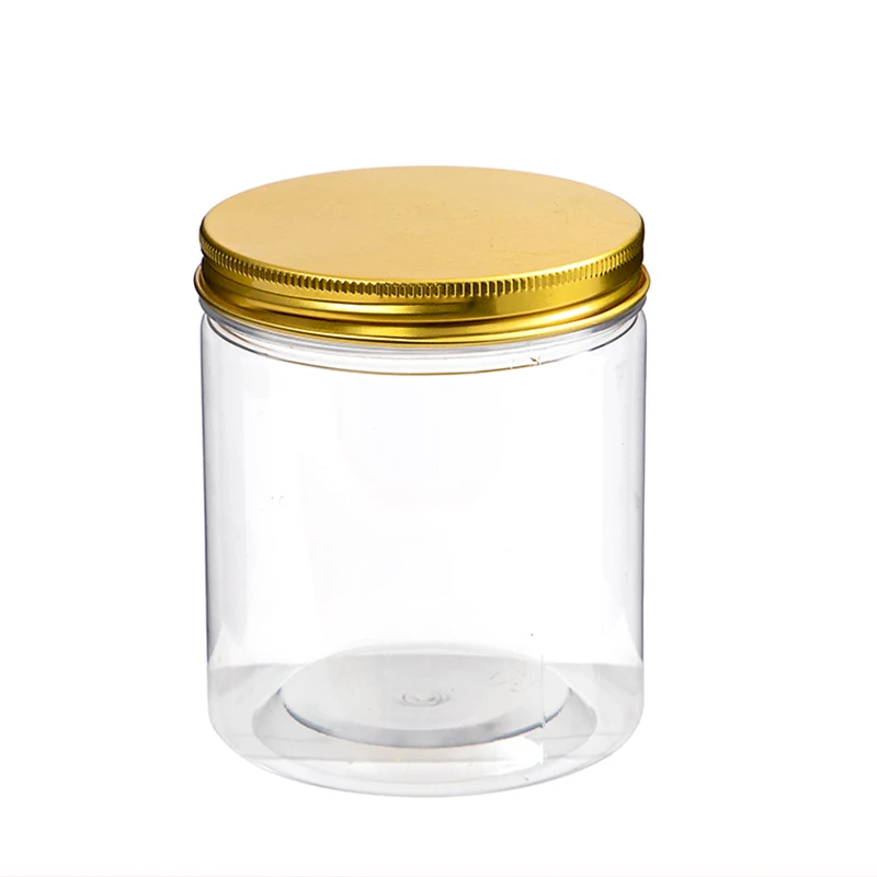 

10sets Net red dessert cookie transparent jar candy bucket baking packaging jar cake box gift box party favors sealed lid bucket