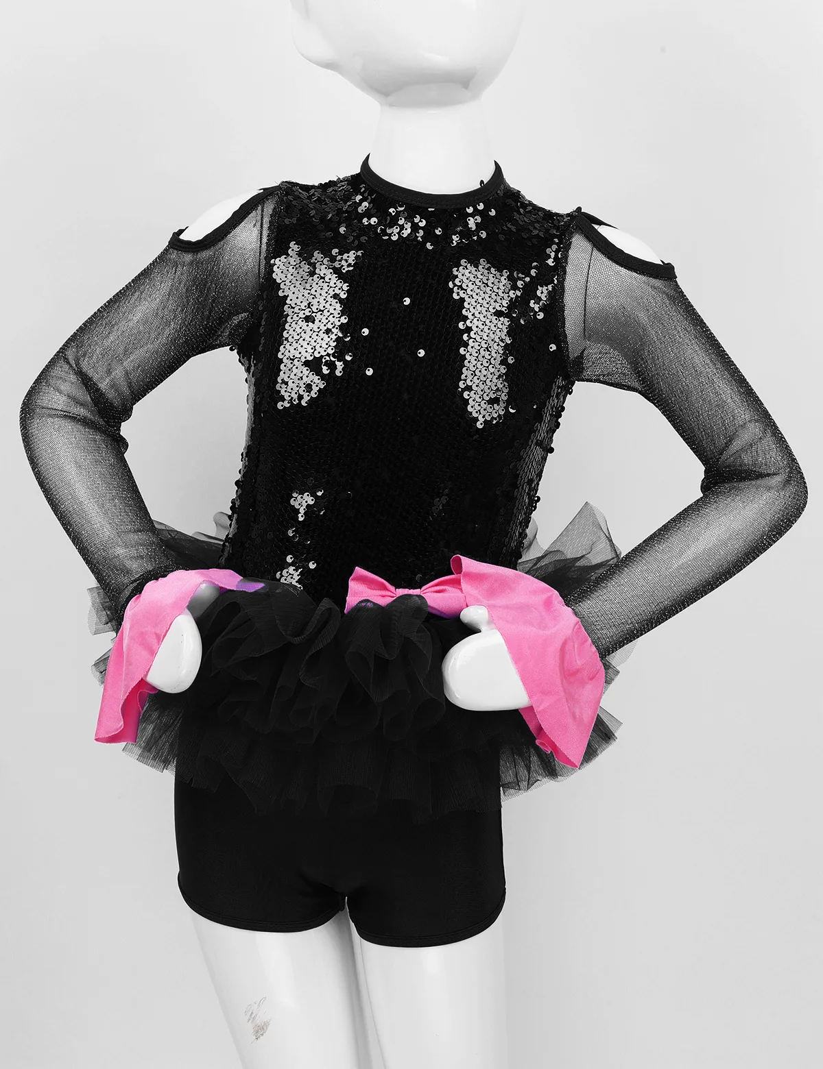 MSemis балетное гимнастическое трико для девочек Детская одежда Костюм с