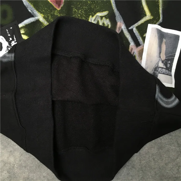 Новинка 19ss мужские роскошные толстовки с капюшоном Catch Me If you can бархатным