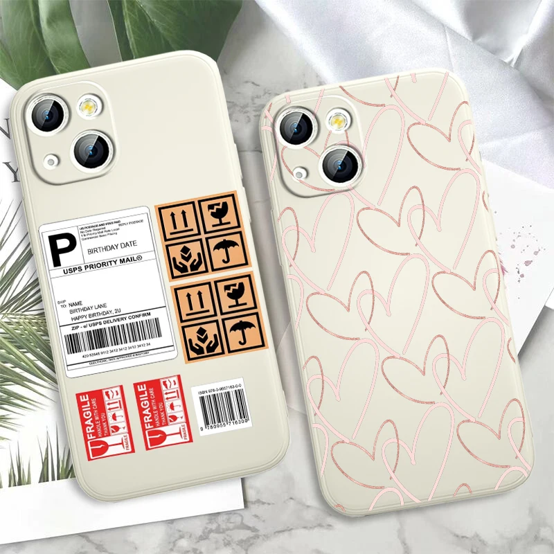 

Fashion luxury For Apple iPhone 13 12 mini 11 8 7 6 XS XR SE 2020 Pro Max Plus Phone Case Liquid Silicone Soft Cover