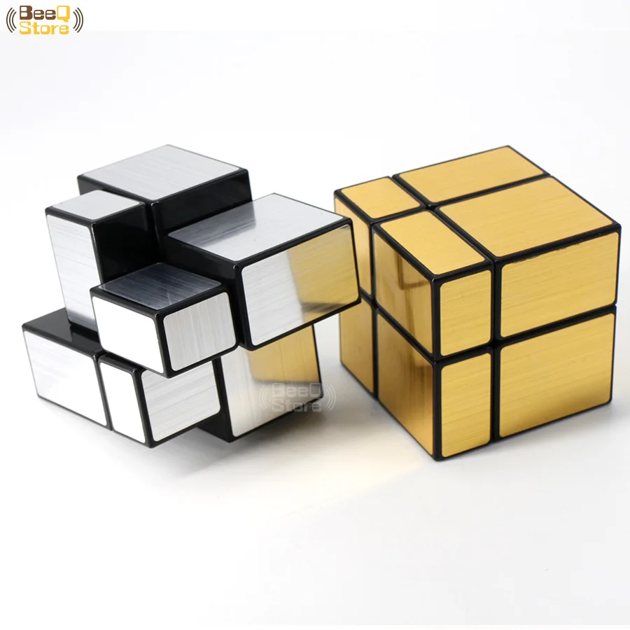 Shengshou 2x2 3x3 зеркальный куб магический Золотой Серебряный Матовый 3x3x3 для детей