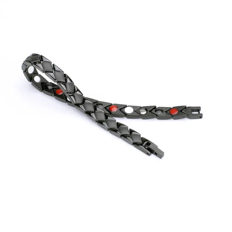 Браслеты из нержавеющей стали с 4 элементами для мужчин и женщин магнитные