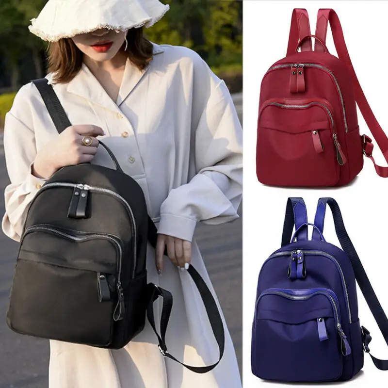 Женский рюкзак кошелек водонепроницаемый из ткани Оксфорд школьная сумка