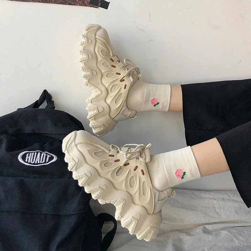 

Fashion Women's Sports Shoes Woman Flats Designer Summer Shoes Women 2021 Casual Platform Woman Sneakers Tennis Female Basket 35