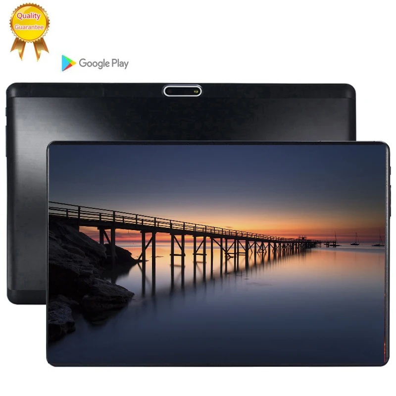 2.5D экран из закаленного стекла 10 1 дюймов ips Android 9 0 3G планшетный ПК 8 Восьмиядерный