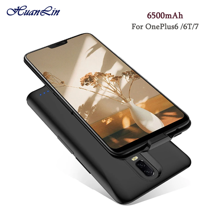 Высокое качество новейший внешний блок питания 6500 мАч аккумулятор для OnePlus 6/6T