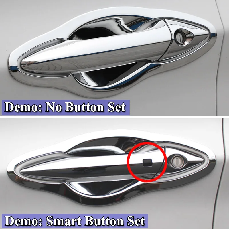 Хромированная крышка дверной ручки ABS для Hyundai Elantra i35 2011 2016 5 го поколения отделка