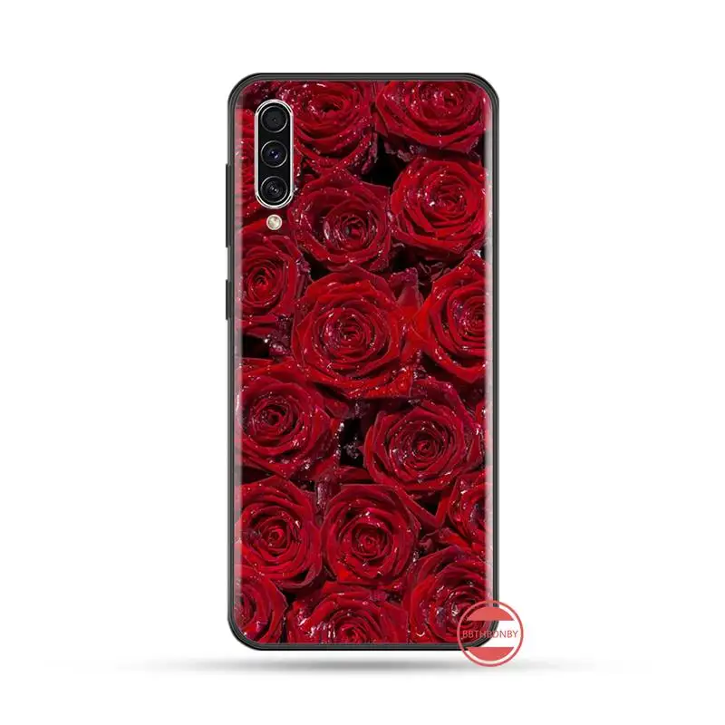 

Beautiful red rose flower Phone Case For Samsung A20 A30 30s A40 A7 2018 J2 J7 prime J4 Plus S5 Note 9 10 Plus