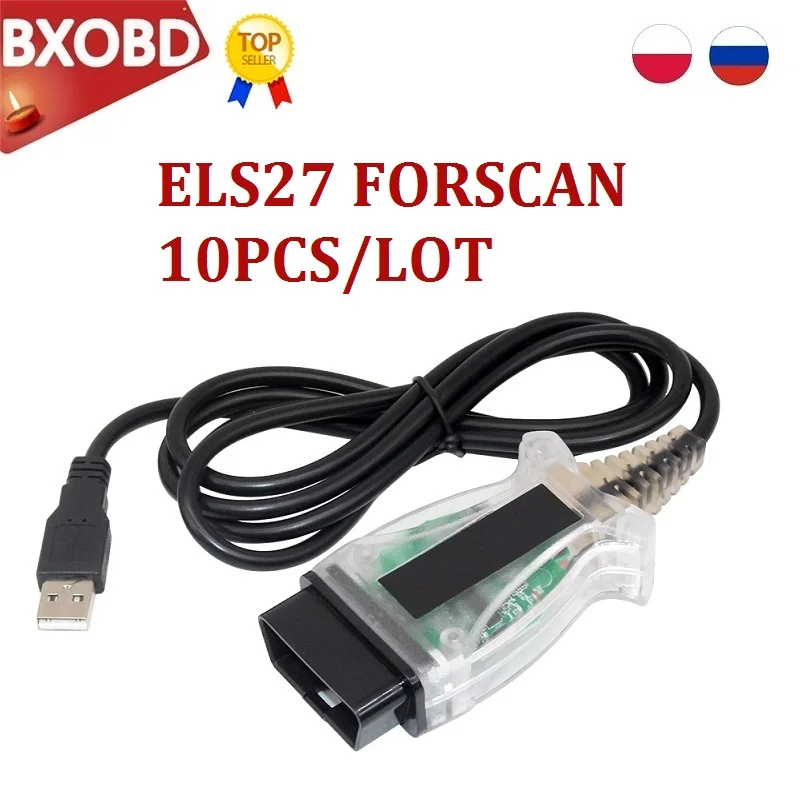 Микрочип Green PCB PIC24HJ128GP + FTDI многоязычный V2.3.8 работает ELM327 &amp J2534 Pss-Thru новейший ELS27