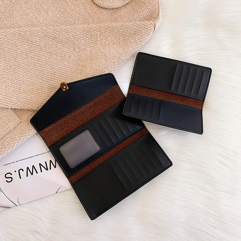 

Wallets Women Long Lady Female Holders Hasp Luxury Ins Fashion Card Pockets Money Photo Foldable New Arrival Chic High Quality