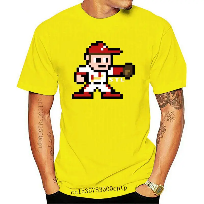 

Дизайнерская футболка STL Pixel Guy, мужские зеленые футболки, забавные мужские футболки, скидка на день осфн, хлопковые топы с коротким рукавом