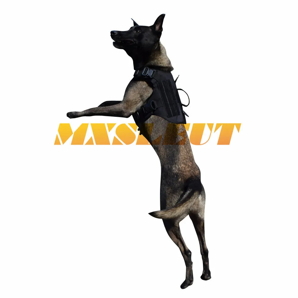 MXSLEUT тактический жилет для собак дышащая военная одежда для собак K9 Жгут Регулируемый размер тренировочный охотничий жилет для собак