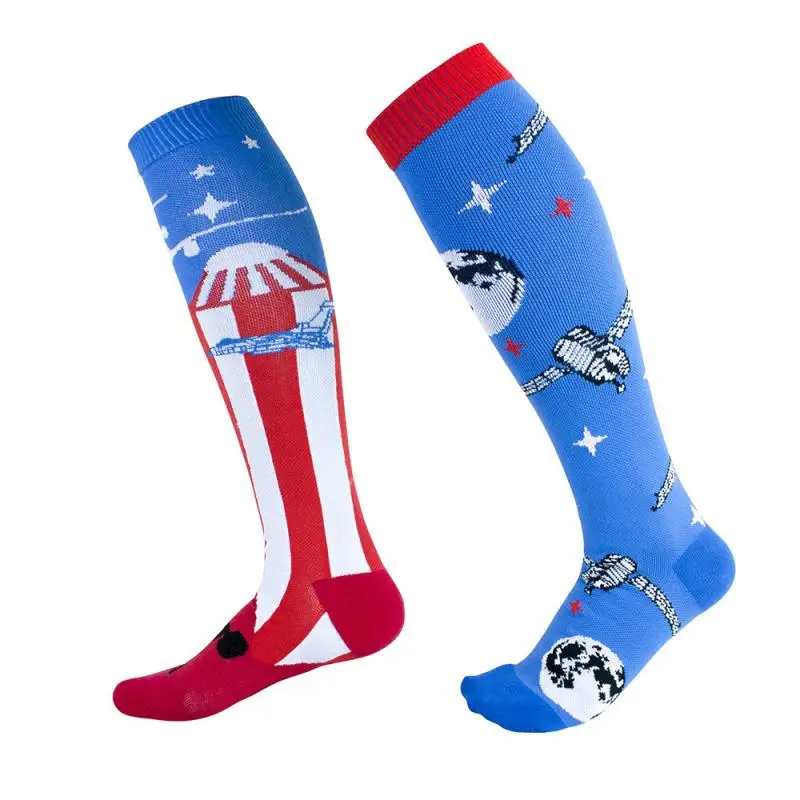 

1 Pairs Kids Compression Socks Slouch Socks Sports Breathable Riding Bike Sports Children Boy Girl Socks Protective Stockings