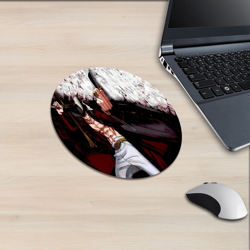 XGZ мультфильм круглый коврик для мышки с аниме персонажа коллекция мечника