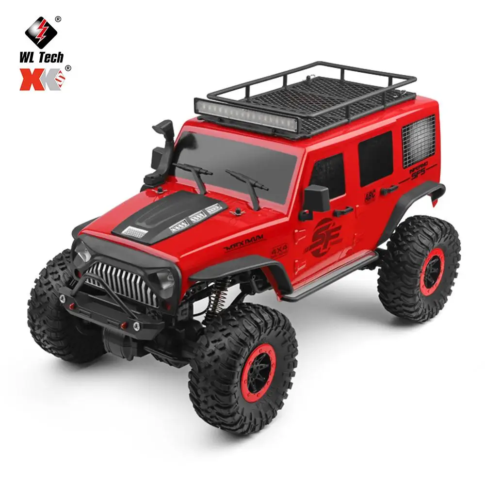 

Wltoys 104311 1/10 2.4G 4WD Rc Car Rock Crawler Climbing Vehicle W/LED Light RTR Model High Speed Trucks Off-Road Trucks Toys