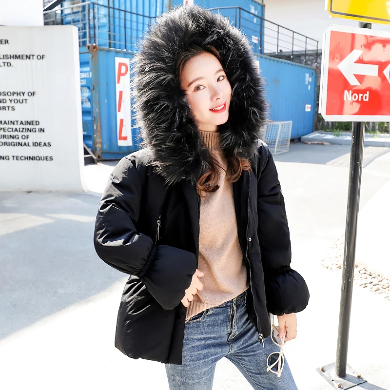 

Nicesnowl Fashion Winter Coat Women Jackets Thick Down Parkas Fur Hooded Cotton Long Coats Warm Windbreaker 2020 Female Outwear