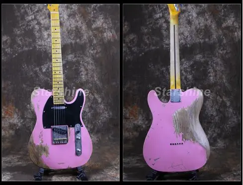 Высококачественная винтажная электрическая гитара CC RTL1 латунные Колки Nitrolacquer