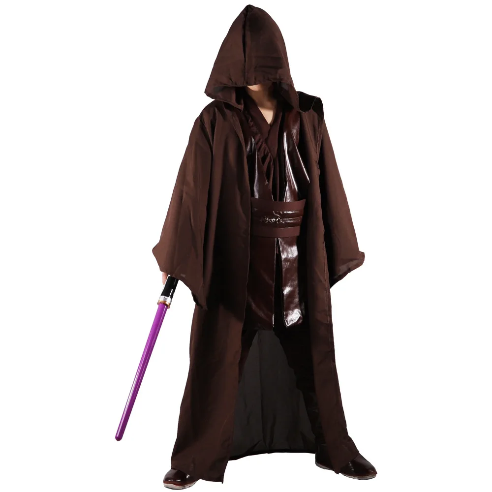 Adult Jedi Knight Cosplay Skywalker Anakin Cloak Star Wars Play Costume Robes | Тематическая одежда и униформа