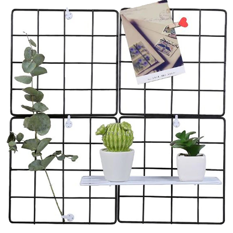 Новый стиль металлическая сетчатая фоторамка настенная художественная