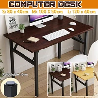 simple foldable computer desk free installation laptop desk portable folding office writing table save space for students study