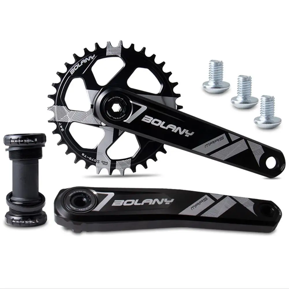 

1 Set Mountain Bike Crankset CNC Cycling Hollow Crankset For Bicycle Crank chassis sprocket rack bolt