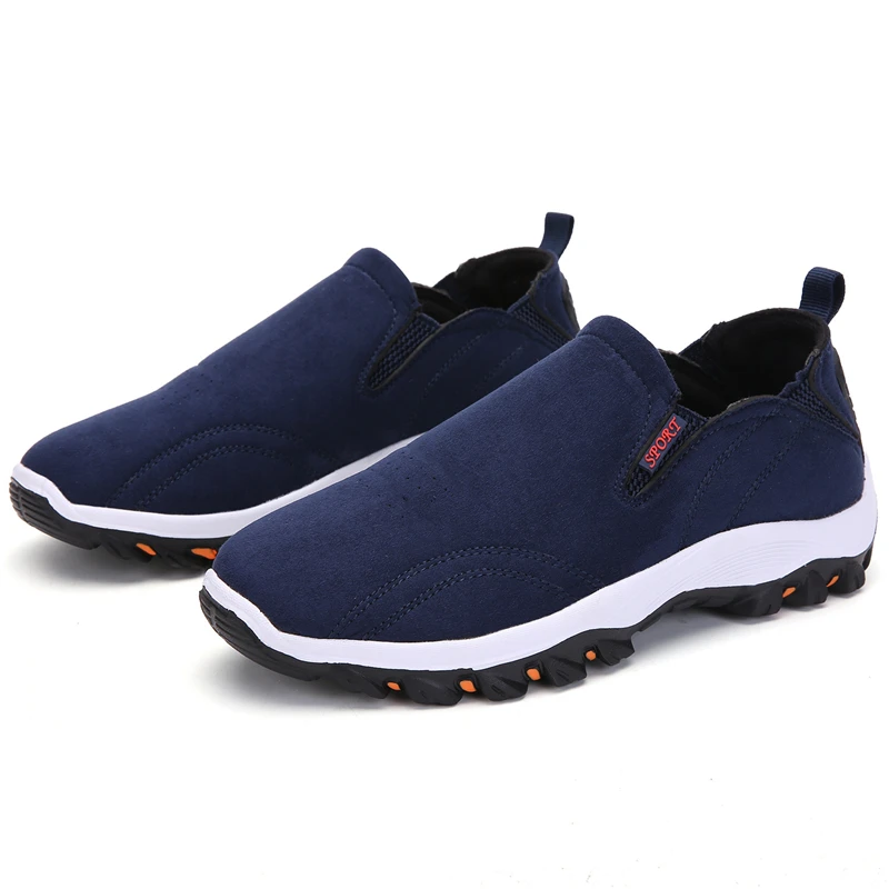 

New Fashion Outdoors Sneakers Men's Walking Shoes Slip-On Comfortable Anti-slip Sneakers Footwear Breathable Big Size 39-48