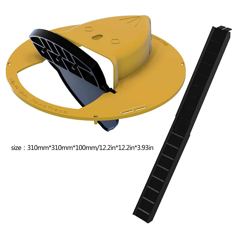 

Reusable Smart Flip and Slide Bucket Lid Mouse trap Humane Or Lethal Trap Auto Reset Rat Door Style Multi Catch Dropship
