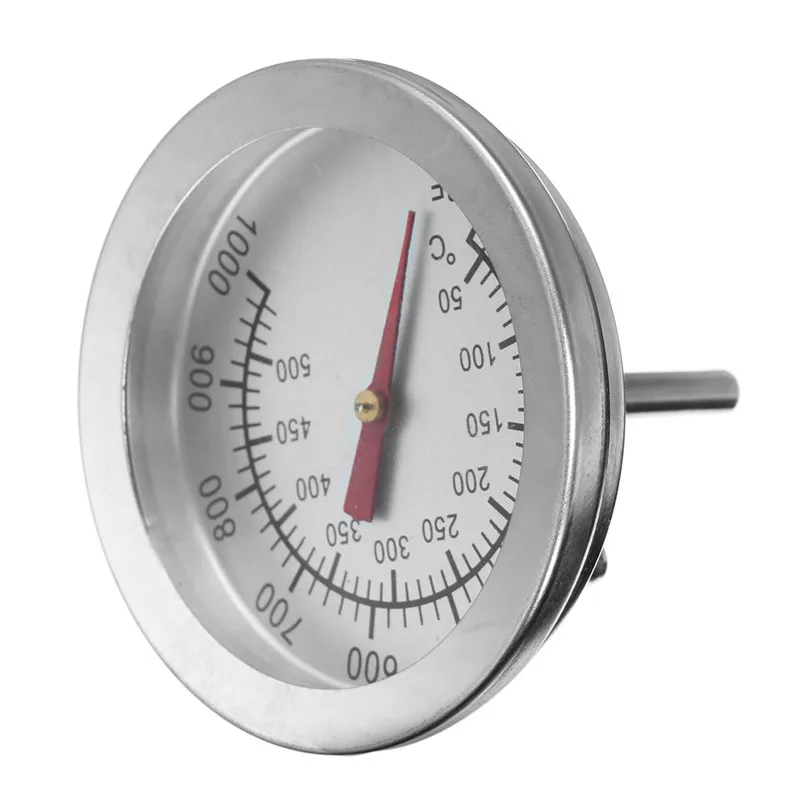 Нержавеющая сталь печь с двумя GageThermometer 500 градусов барбекю коптильня мини