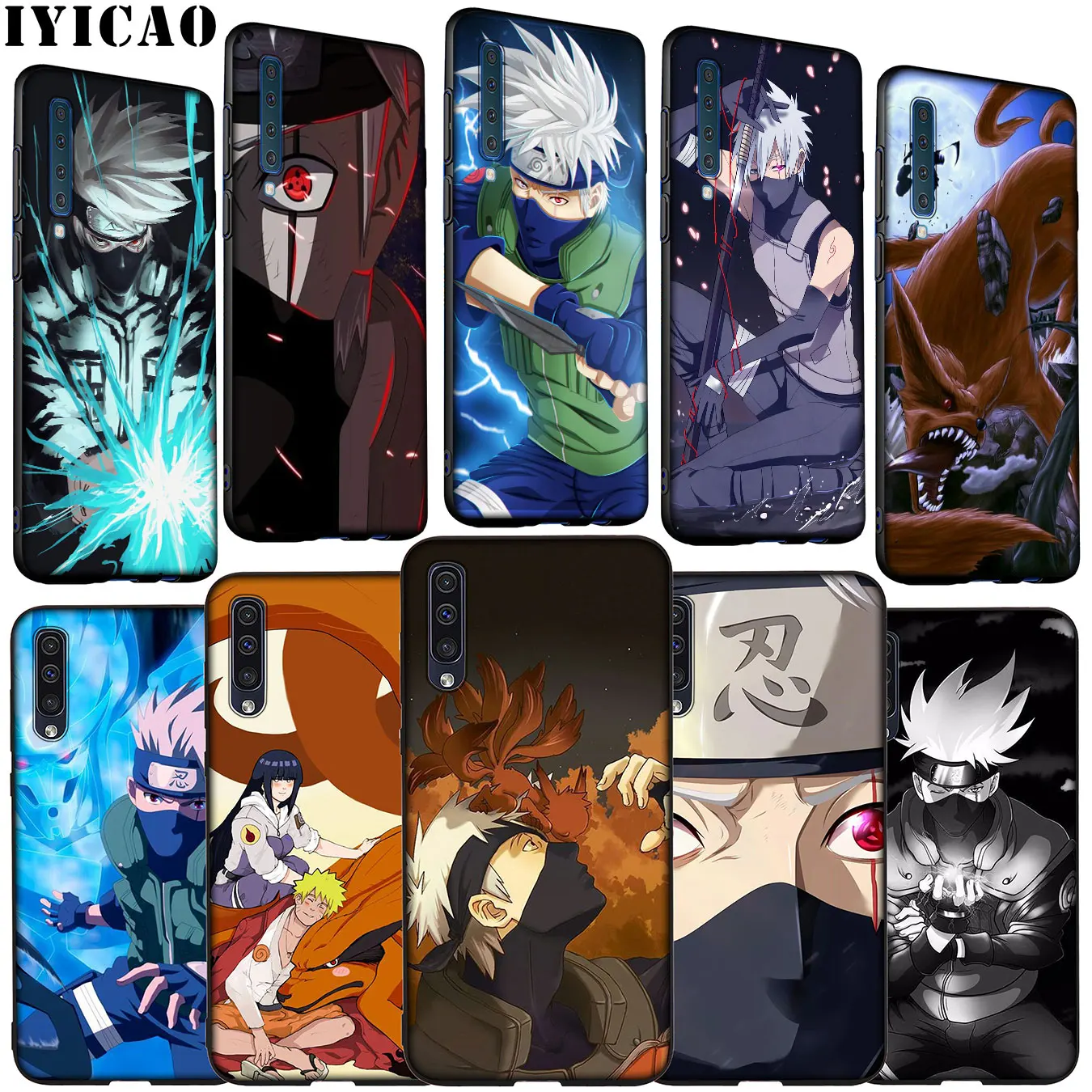 IYICAO аниме Наруто мультфильм Какаши Мягкий силиконовый чехол для Samsung Galaxy A70 A60 A50 A40