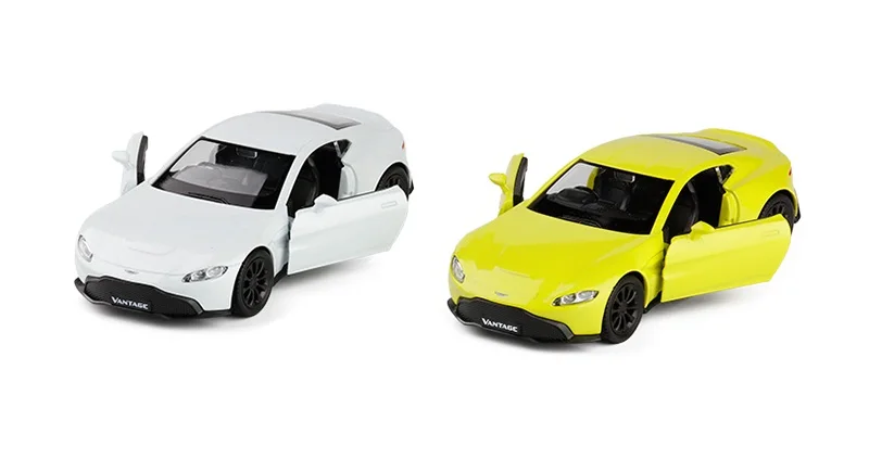 Точная имитация эксклюзивный Diecasts& Toy Vehicles: RMZ city автомобильный Стайлинг Aston Martin Vantage 1:36 сплав литье под давлением игрушечные машины
