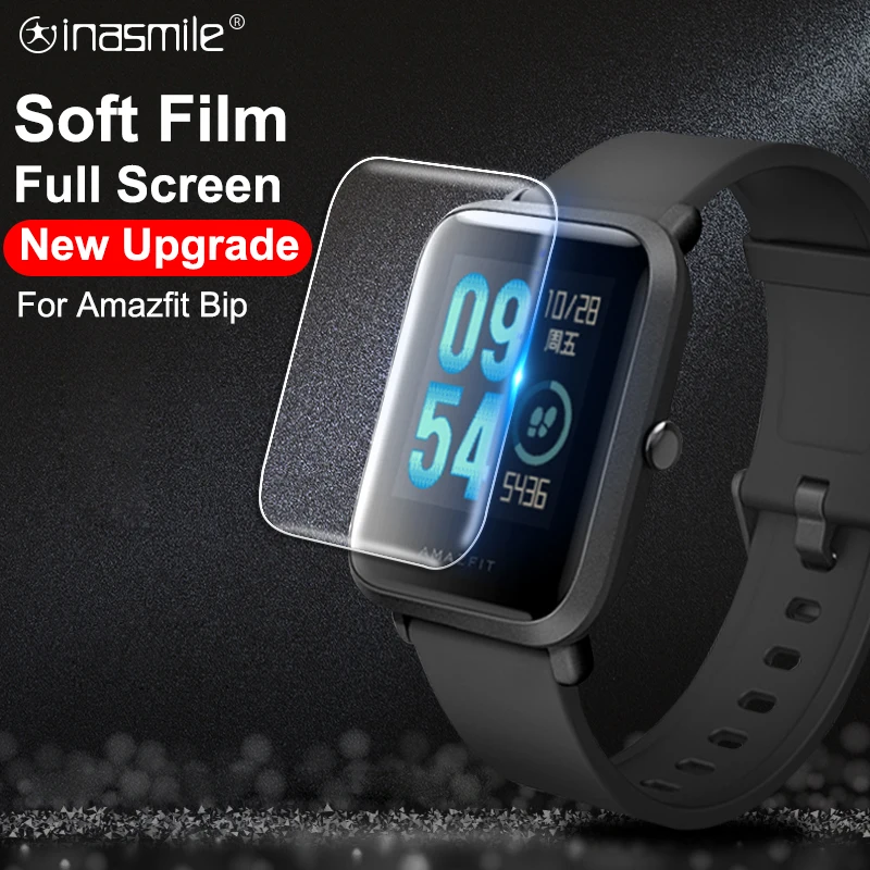 Мягкая полноэкранная Защитная пленка для Huami Amazfit Bip закаленная мягкая защитный
