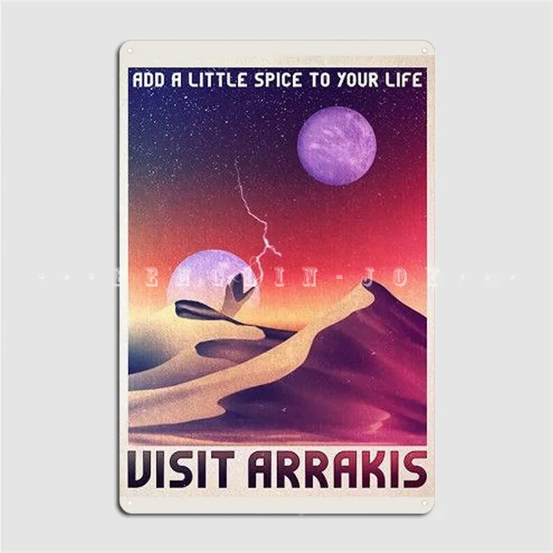 

Постер с надписью «Arrakis», деревянный Декор для дома, клуба, бара, Настенный декор, Постер с деревянными знаками