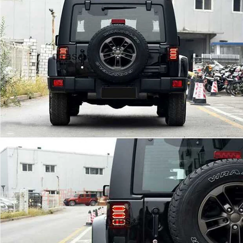 Светодиодный задний светильник s 07-16 для Jeep Wrangler JK стоп-светильник стоп-сигнал