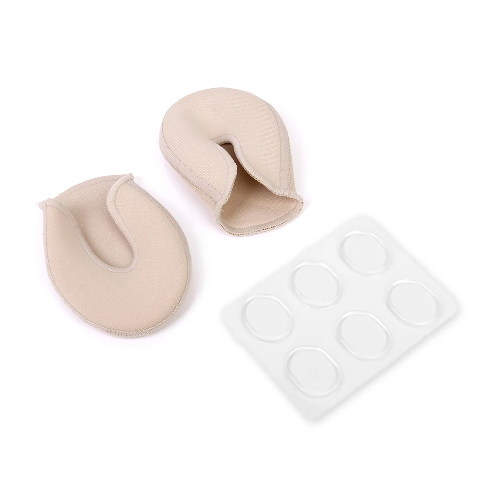 

Silicone Round Shoes Stickers + Ballet Dance Toe Caps Foot Protector