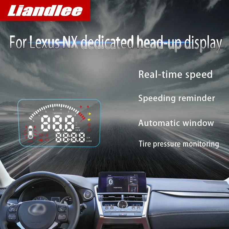 Liandlee автомобильный HUD Дисплей для Lexus NX~ безопасный экран для вождения полнофункциональный OBD проектор лобовое стекло