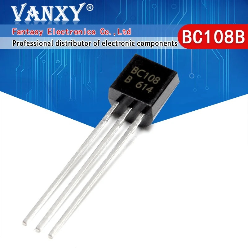 10 шт. BC109 TO92 BC109B транзистор TO-92 BC107 BC107B BC108 BC108B | Электронные компоненты и