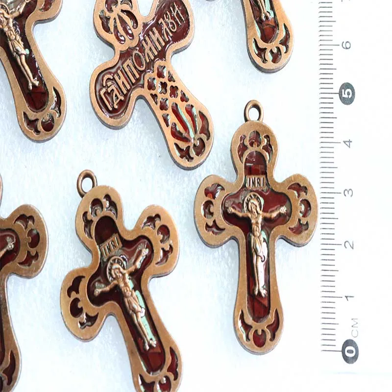 10 шт./религиозный крест для церкви винтажный украшение церкви|Шармы| |
