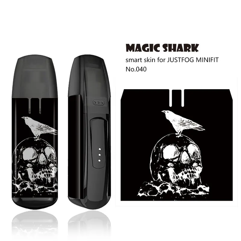 Чехол-накладка Magic Shark ультратонкий с рисунком черепа Джокера для JUSTFOG MINIFIT |