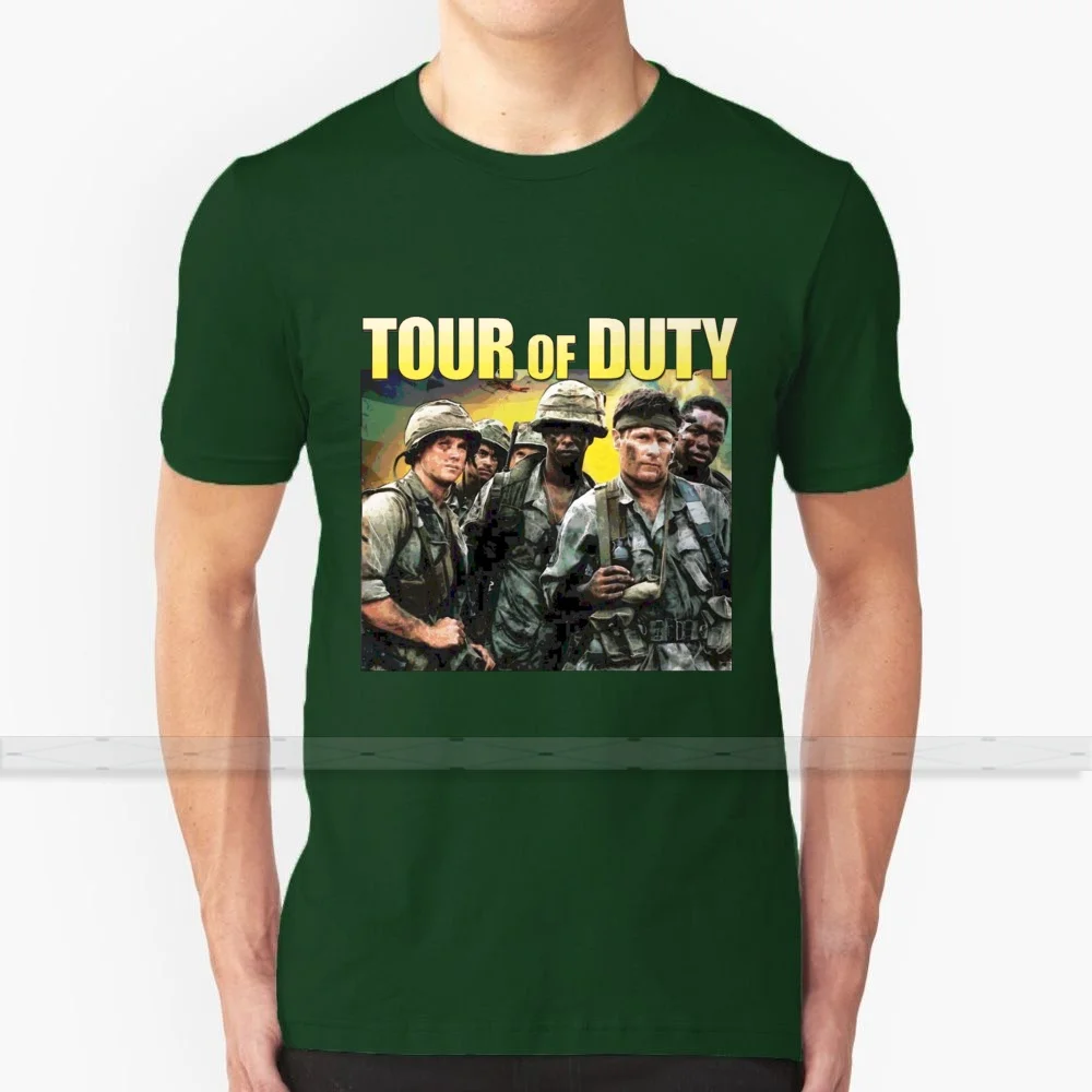 Футболка Tour Of Duty с графическим дизайном для мужчин и женщин летние футболки из 100%