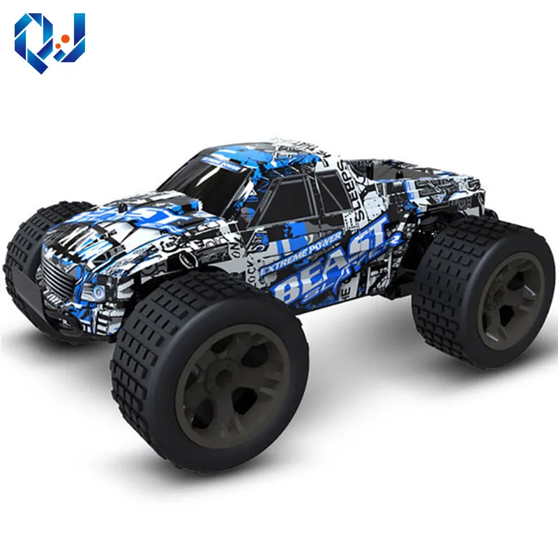 QJ новый Радиоуправляемый автомобиль 2 4G 4CH Rock вождения большой с дистанционным