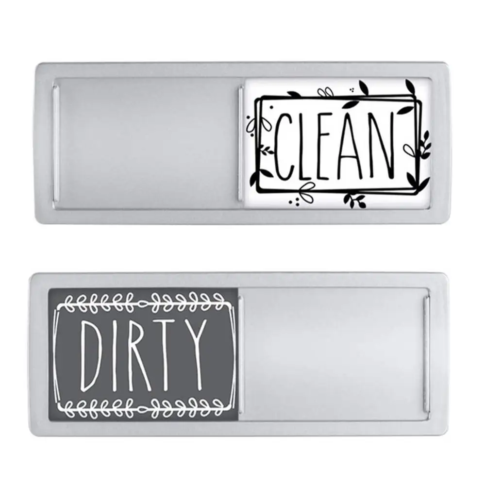 Kitchen Dishwasher Clean Dirty Sign Magnet Non-Scratching Strong Magnet Or Options Indicator Tellers One Piecce #WO