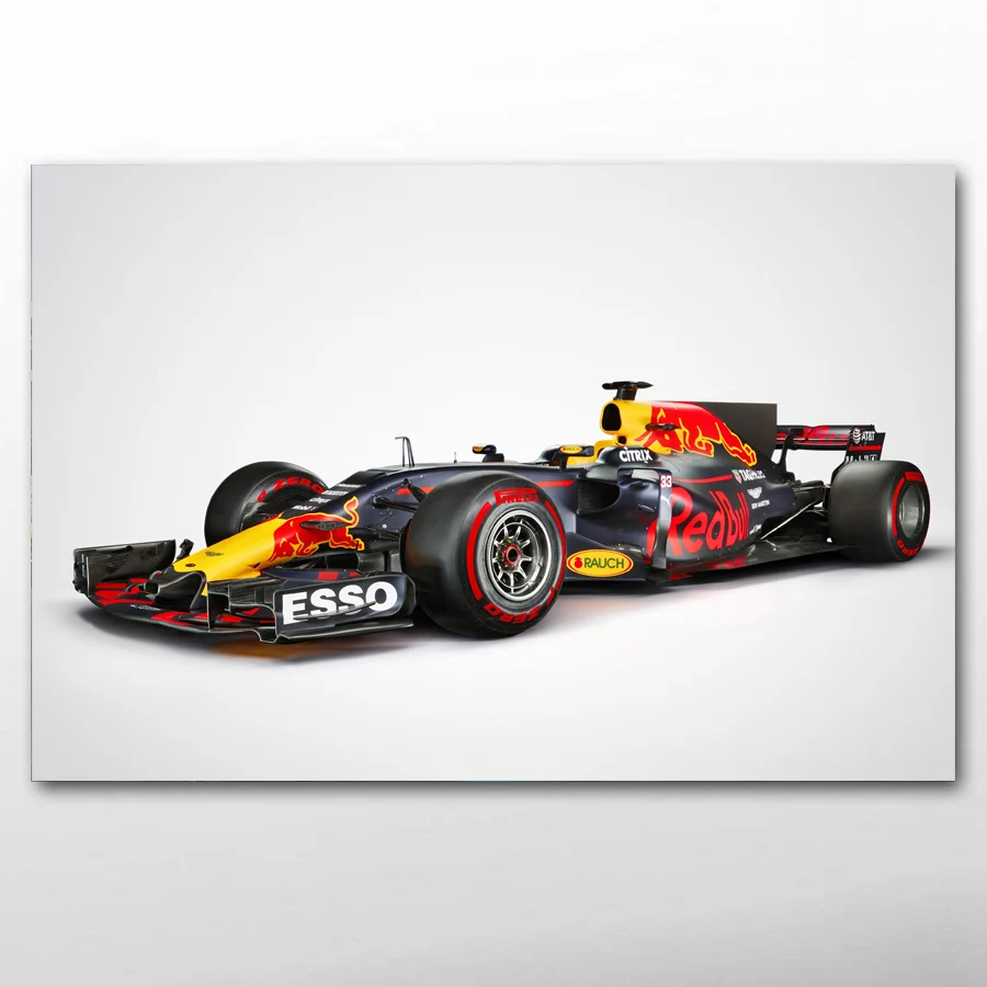 Картины на холсте с DIY рамкой гоночного автомобиля Astons Martin RB13 Формула 1 Спорт стены искусства плакаты и принты для декора гостиной