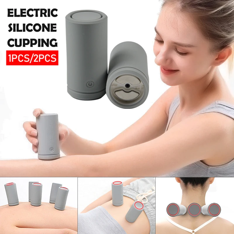 2 шт. силиконовые банки для массажа всего тела|Лечение с помощью медицинских