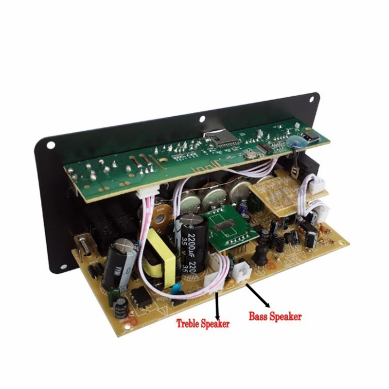 DC 12V 24V 400W усилитель MP3 декодер плата Bluetooth V5.0 Автомобильный плеер USB записывающий