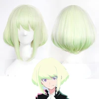 promare mad burnish lio fotia 35cm short straight heat resistant synthetic hair anime cosplay wig wig cap